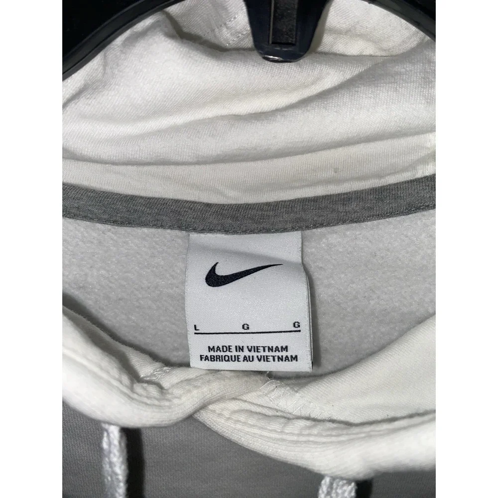 Nike Utah State Hoodie Hooded Sweatshirt Mens Large White